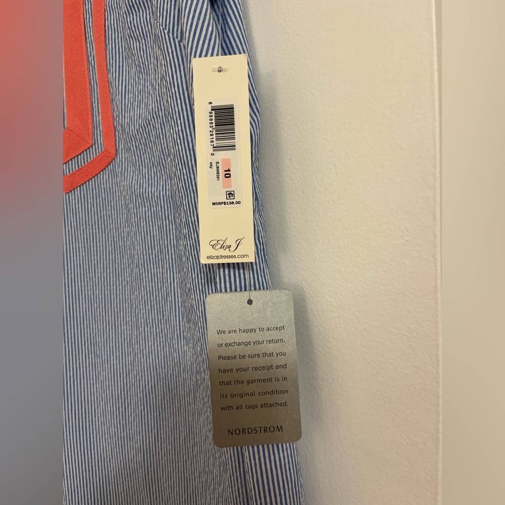 NWT Eliza J Striped Dress - Picture 4 of 4